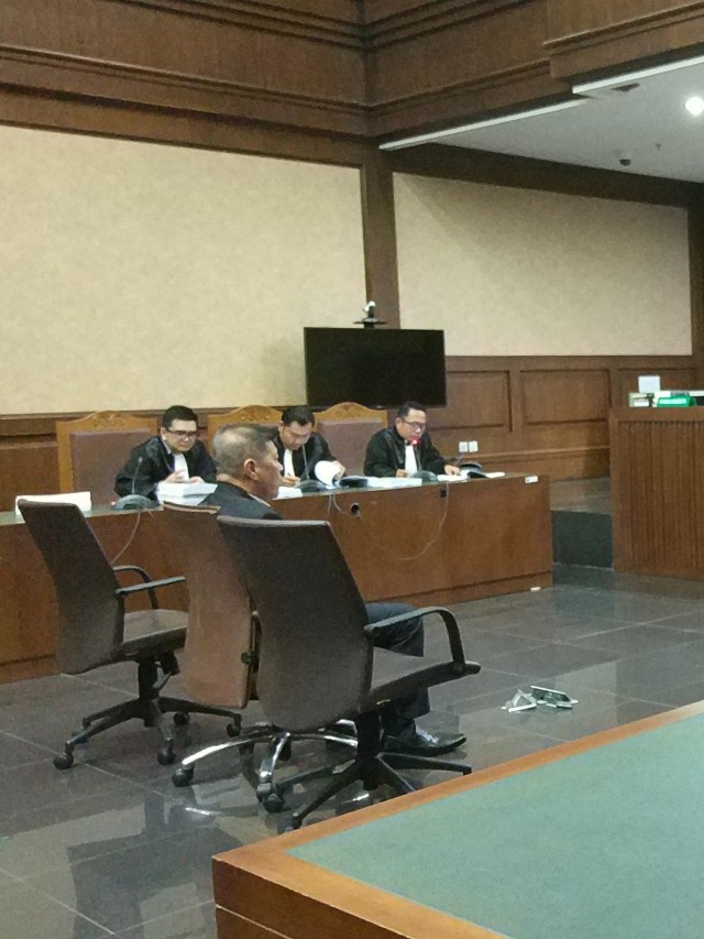 Sidang kasus suap pengusaha Kock Meng di Pengadilan Tipikor Jakarta. Foto:  Adhim Mugni Mubaroq/kumparan 