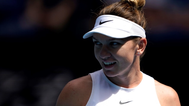 Simona Halep di babak keempat Australian Open 2020. Foto: REUTERS/Kim Hong-Ji