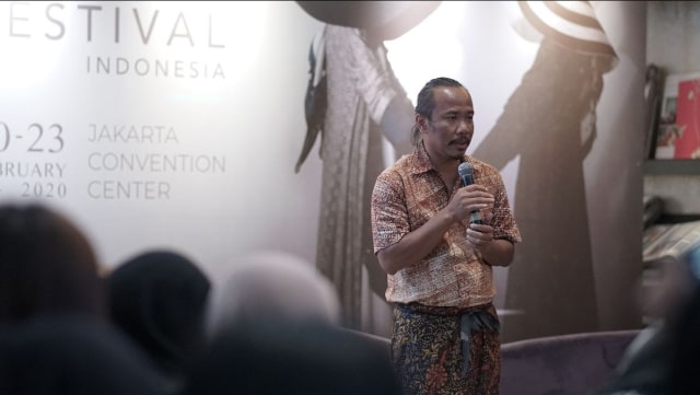 Ali Charisma, National Chairman Indonesian Fashion Chamber pada Press Conference MUFFEST yang digelar di  Jakarta Goodrich Suites, ARTOTEL Portfolio (27/01) Foto: dok. Dyandra Promosindo