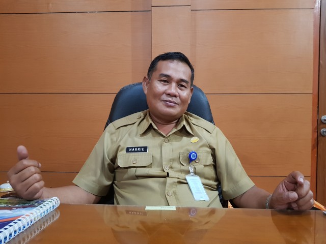 Kepala Dinas Tenaga Kerja Bangka Belitung, Harrie saat ditemui Banelhits.com.