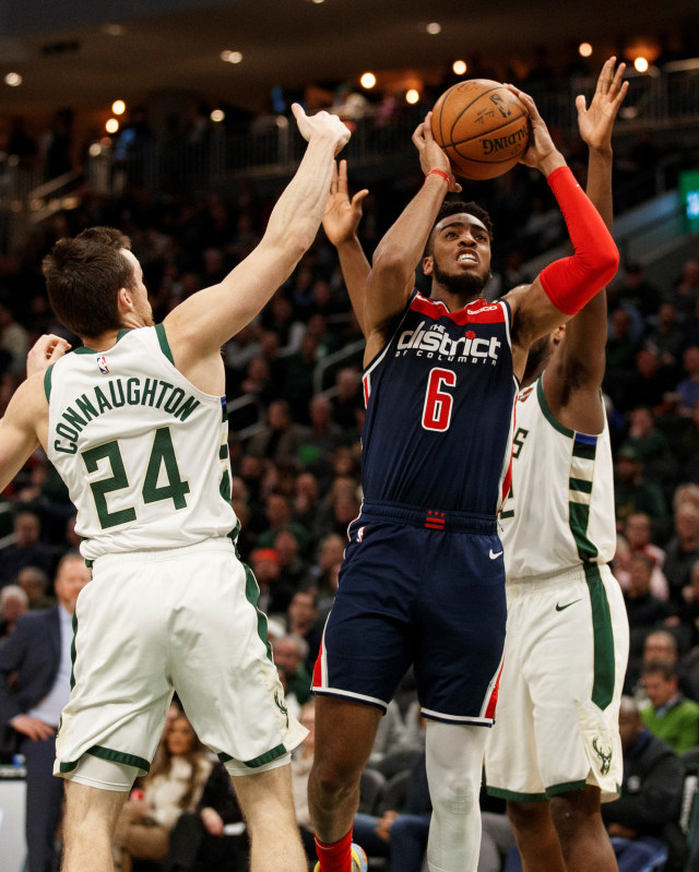 Pertandingan NBA antara Milwaukee Bucks vs Washington Wizards Foto: Jeff Hanisch-USA TODAY Sports