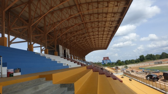 Stadion pulau Dompak. Foto: Ismail/kepripedia.com