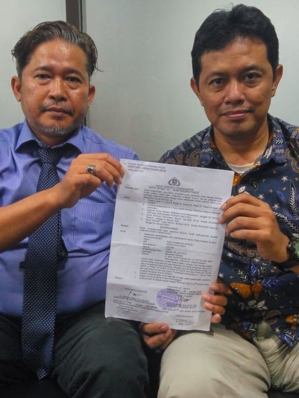 Pendiri Negara Rakyat Nusantara (kanan) ditangkap Bareskrim Polri. Foto: Dok. Istimewa