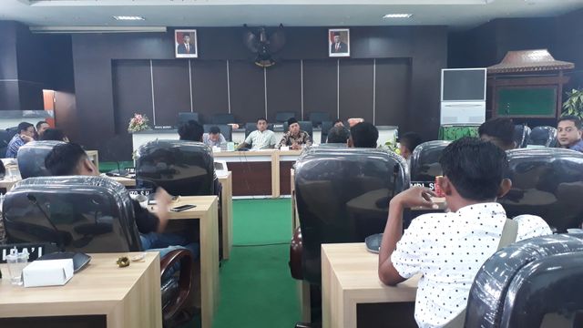 RDP yang digelar di Kantor DPRD Kabupaten Pamekasan, Jumat (31/1/2020) pagi.