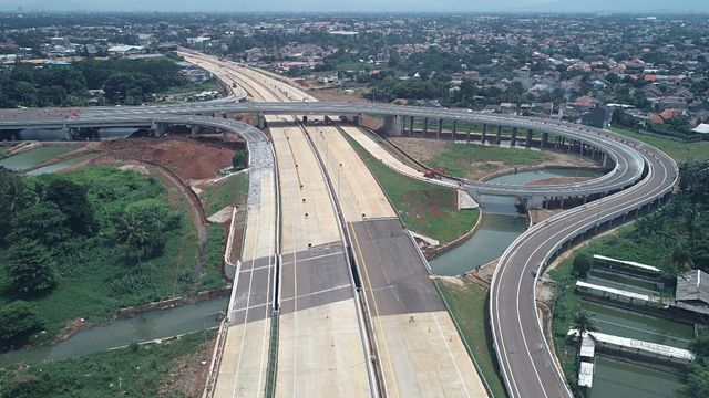 Jalan Tol Serpong-Cinere. Foto: Dok. Jasa Marga