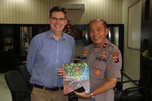 Perwakilan Kedutaan Besar Australia bertemu dengan Wakapolda Papua. (Dok: Polda Papua)
