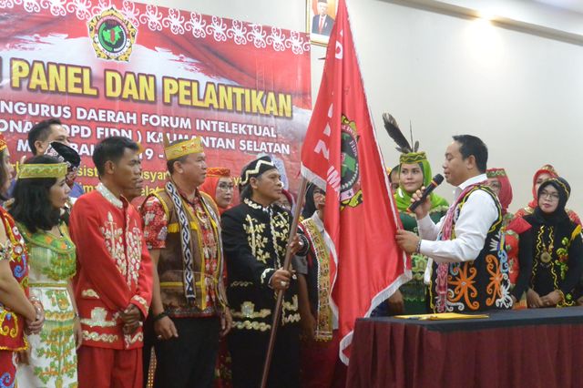 Pelantikan pengurus DPD FIDN Kalsel 2019-2024 di Banjarmasin, Sabtu (1/2/2020). M Syahbani/banjarhits.id