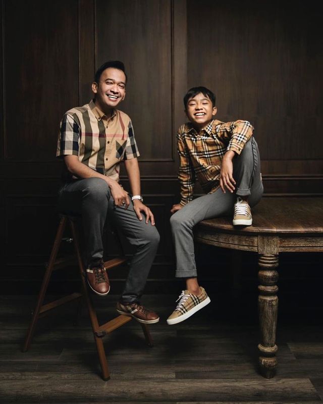 Ruben Onsu dan Betrand Peto Putra Onsu. (Foto: Instagram @ruben_onsu)