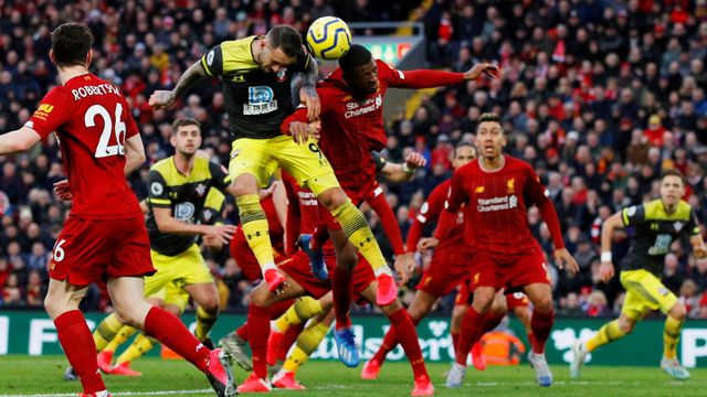 Laga Liverpool vs Southampton. Foto: REUTERS/Phil Noble
