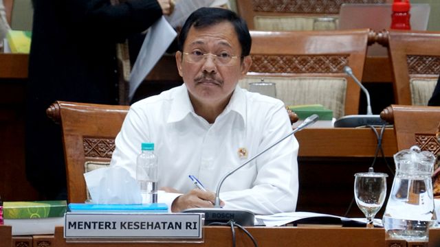 Menteri Kesehatan Terawan Agus Putranto saat Rapat Kerja dengan Komisi IX DPR RI, Jakarta, Senin (3/2). Foto: Helmi Afandi/kumparan