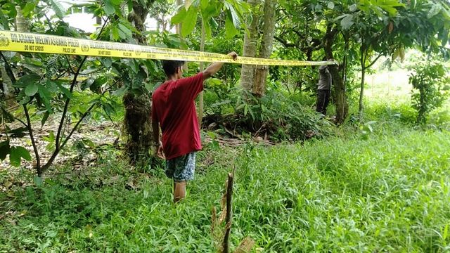 fenomena di kuburan Tanah Kuburan di Maros Sulawesi Selatan Amblas 