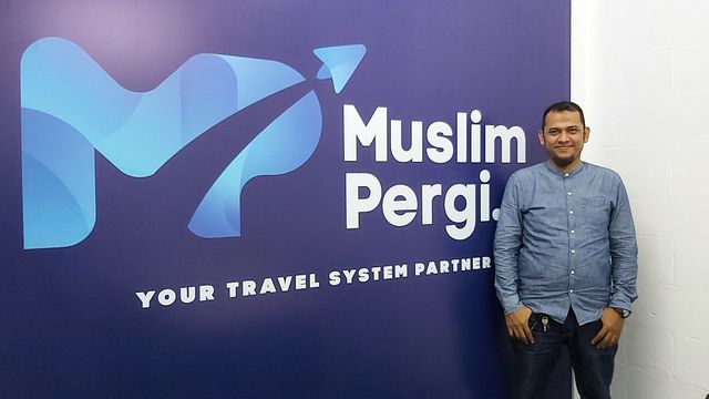 CEO dan co-founder MuslimPergi, Mustofa Said Bamuzaham. (foto: Jeihan Kahfi/SWA)