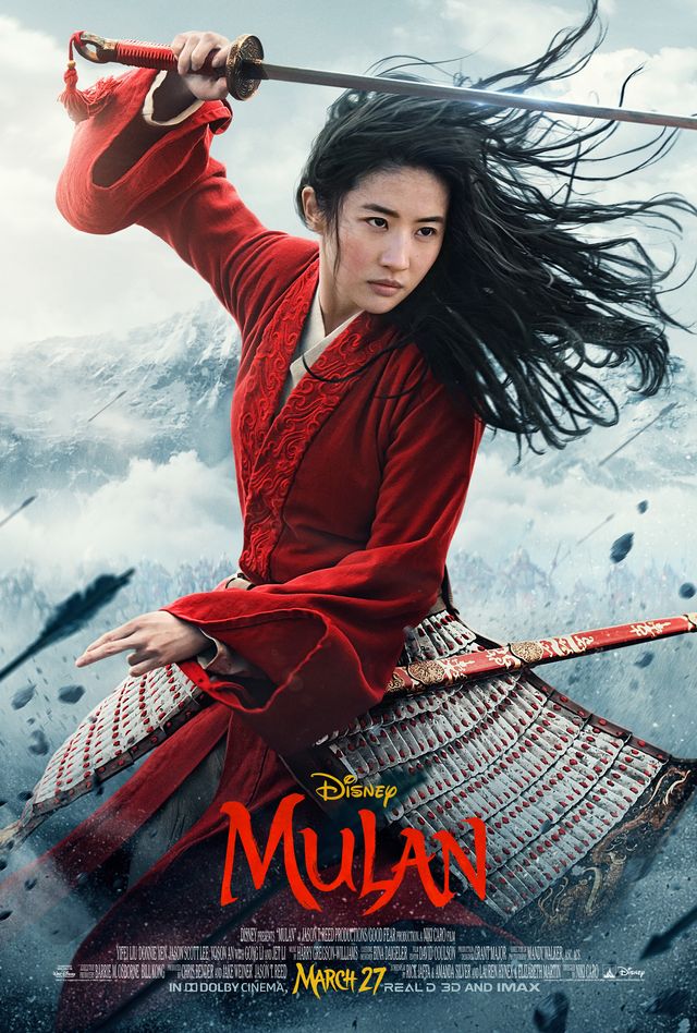 Poster film Mulan. Sumber: Web Disney.