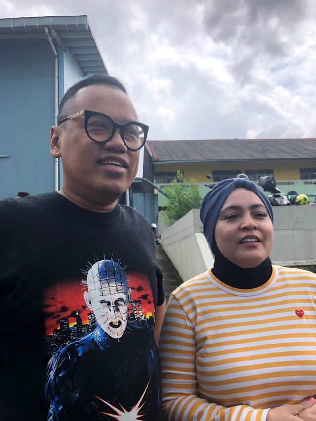 Uya Kuya dan istrinya, Astrid, ditemui di kawasan Tendean, Mampang, Jakarta Selatan, Selasa (4/2). Foto: D.N Mustika Sari/kumparan