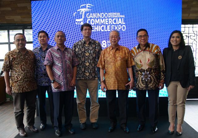 Konferensi pers GIICOMVEC atau Gaikindo Indonesia International Commercial Vehicle Expo 2020. Foto: Dok. Gaikindo