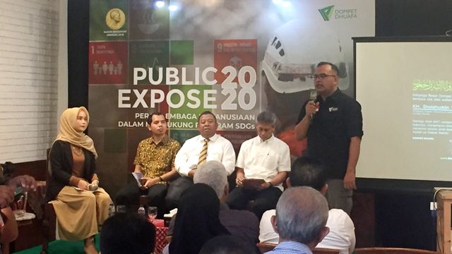 Dompet Dhuafa gelar acara Public Exposure 2020, Jakarta, Rabu (5/2). Foto: Efira Tamara/kumparan