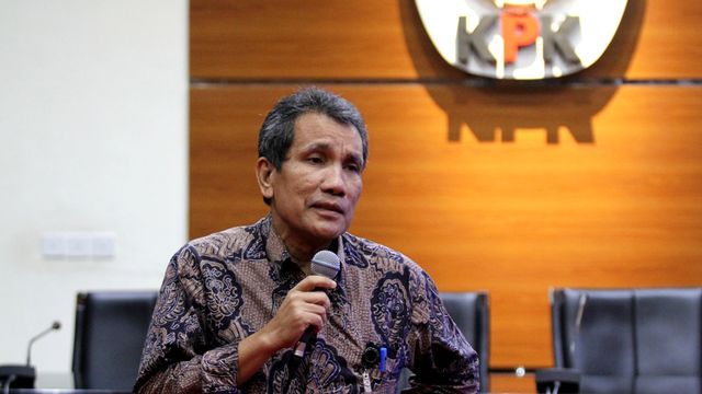 Deputi Bidang Pencegahan KPK, Pahala Nainggolan, saat memberikan keterangan pers di Ruang Konferensi Pers Gedung KPK, Jakarta, Rabu (5/2/2020). Foto: Nugroho Sejati/kumparan