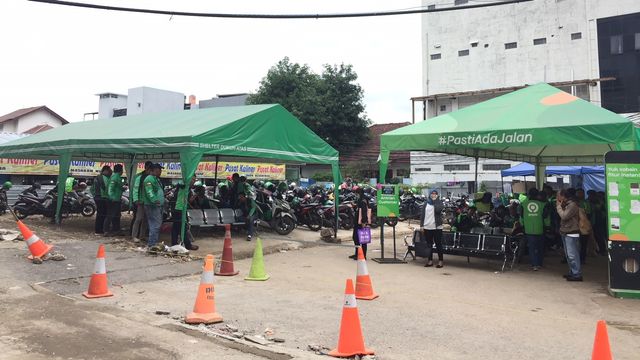 Shelter Ojol di Dukuh Atas