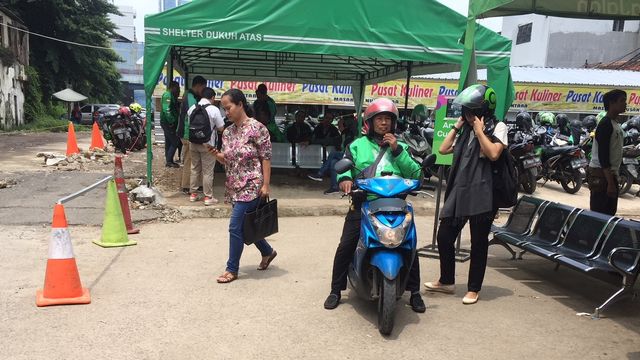 Shelter Ojol di Dukuh Atas