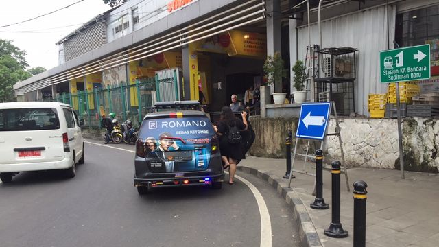 Shelter Ojol di Dukuh Atas