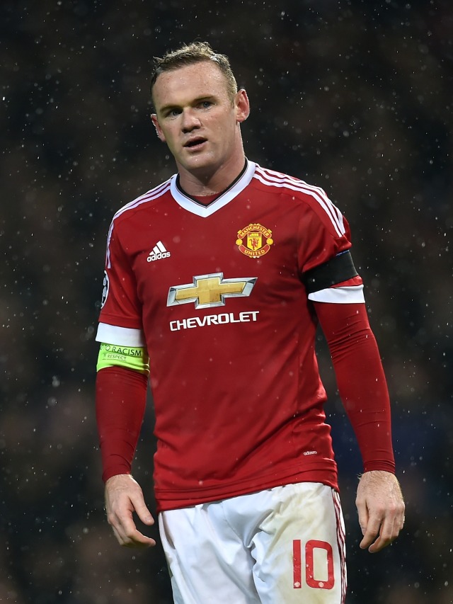 Wayne Rooney ketika berseragam Manchester United.  Foto: AFP/PAUL ELLIS 