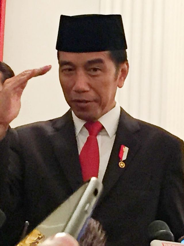 Presiden Joko Widodo memberikan Keterangan Pers di Istana Kepresidenan, Jakarta, Rabu (5/2).
 Foto: Rafyq Panjaitan/kumparan