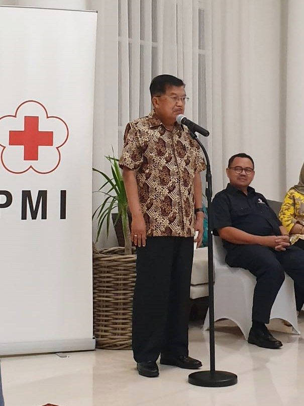Ketua Palang Merah Indonesia (PMI) pusat Jusuf Kalla. Foto: Arifin Asydhad/kumparan 