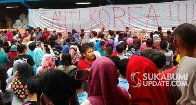 UMK Naik Tunjangan Dihapus, Buruh di Sukabumi Tuntut Ganti Korea