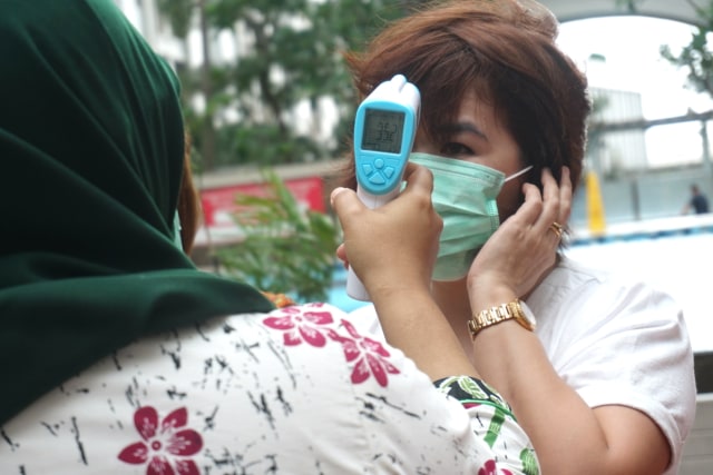 Sosialisasi pencegahan virus corona oleh Dinkes DKI Jakarta