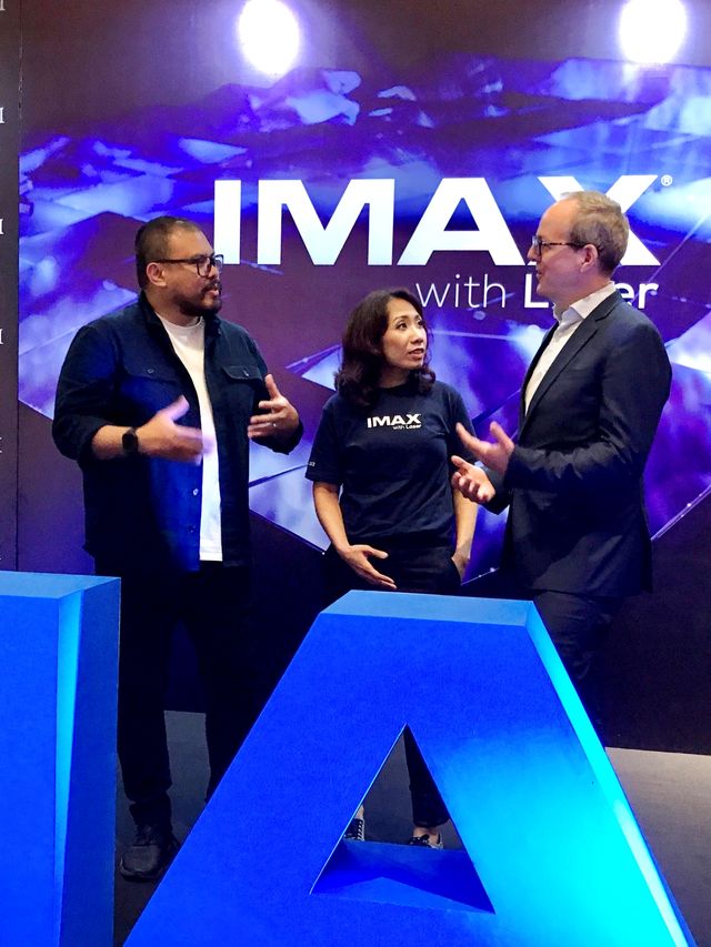 Peluncuran IMAX with Laser di Gandaria City IMAX, Jakarta Selatan, Kamis (6/2).  Foto: Regina Kunthi Rosary/kumparan