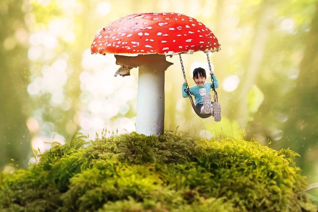 Ilustrasi anak-anak bermain di alam. Foto : Pixabay
