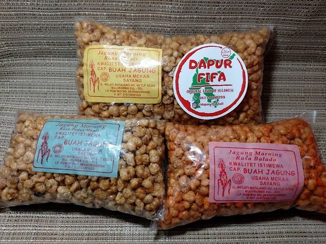 Jagung Marning oleh-oleh khas Bulukumba, (Makassar Indeks/Alim).