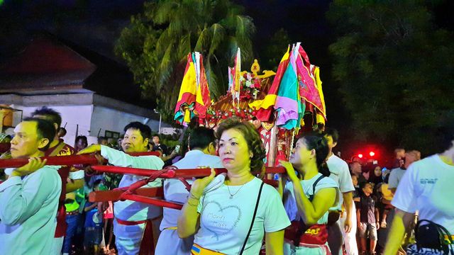 Perayaan Street Festival Cap Go Meh 2020 di Kota Gorontalo. Sabtu, (8/2). Foto: Dok Banthayo.id (Wawan Akuba) 