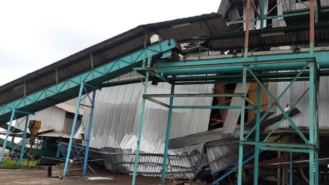 Kantor Bupati Seram Bagian Timur 1 Pabrik Kelapa Sawit Rusak Akibat Gempa 5 6 M di Seram 