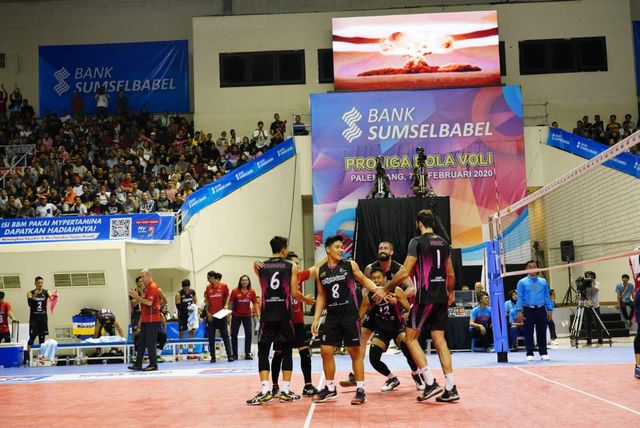 Koleksi Cerita Blue JPE Raih Kemenagan Beruntun Proliga 2020 di Palembang 