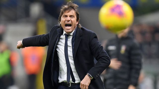 Pelatih Inter, Antonio Conte. Foto: REUTERS/Daniele Mascolo
