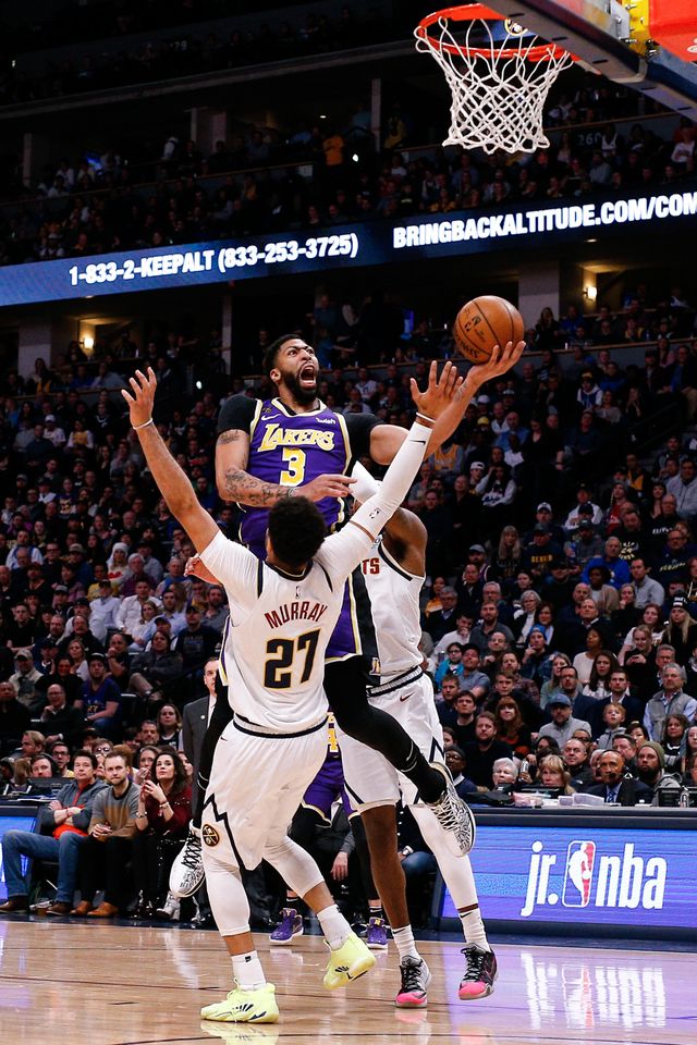Pertandingan NBA 2019/2020 antara Los Angeles Lakers dan Denver Nuggets.  Foto: Isaiah J. Downing-USA TODAY Sports
