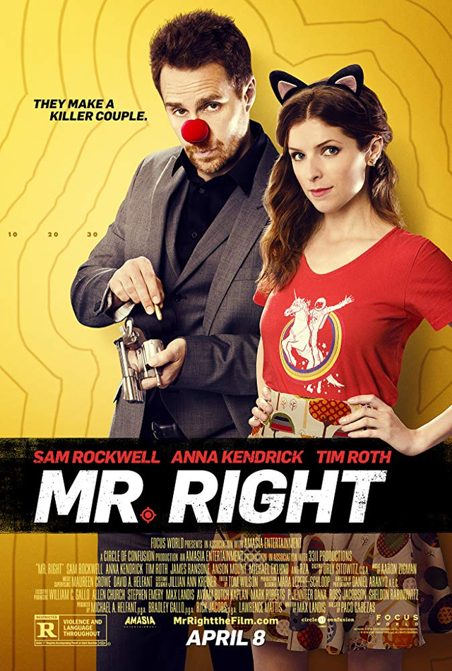 Poster film Mr. Right. Dok: IMDb