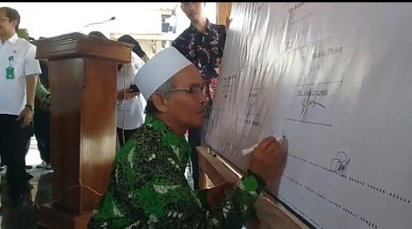 Kampanye Pilkades di Blok Cepu Kondusif Berkat Sinergitas 3 Pilar