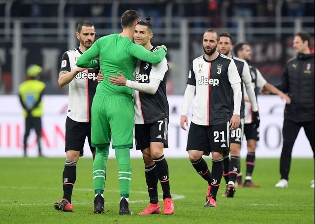 Cristiano Ronaldo Juventus vs Milan