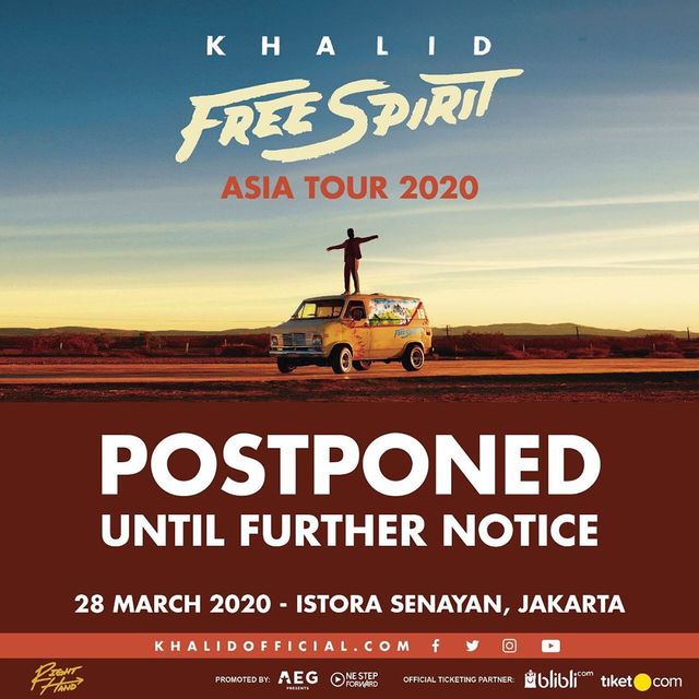 Konser Khalid ditunda dok Instagram One Step Forward