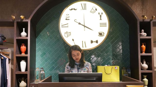 Suasana di Butik Ted Baker di Grand Indonesia