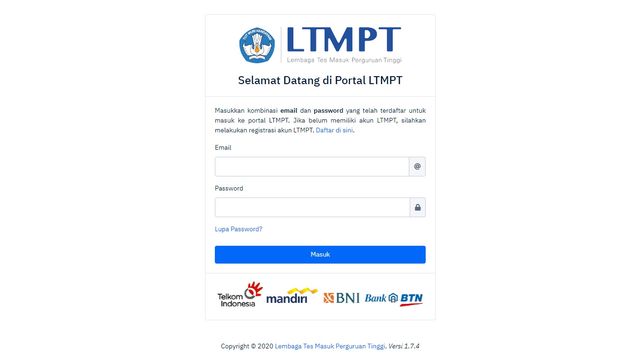 Situs web LTMPT