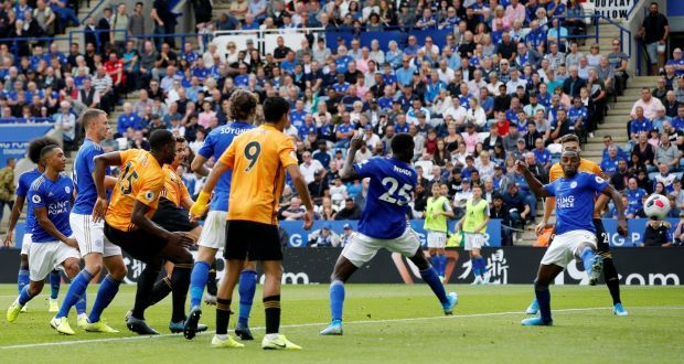 Pertandingan Leicester City vs Wolves. Foto: Andrew Yates/Reuters
