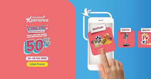 Traveloka Experience promo Valentine
