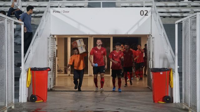 Latihan Timnas Senior Indonesia