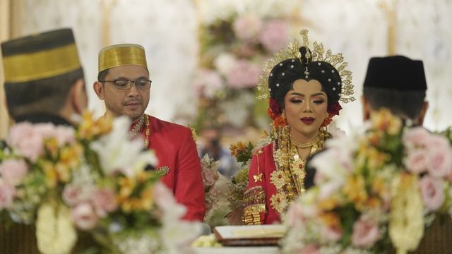 Prosesi akad nikah Danny Rukmana dan Raiyah di Hotel Mulia, Senayan, Jakarta Pusat, Sabtu (15/2) Foto: Dok. Keluarga Danny Rukmana