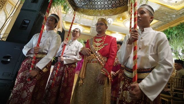 Prosesi akad nikah Danny Rukmana dan Raiyah