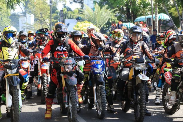 Pemotor trail ikuti ADB 2020. Foto: Humas Banda Aceh﻿﻿﻿