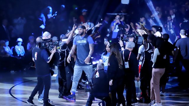 NBA All-Star 2020 Latihan Tim LeBron James
